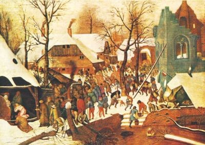 Bruegel, P. Anbetung der Könige. KK