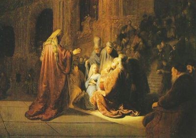Rembrandt. Simeons Lobgesang, 1631. KK