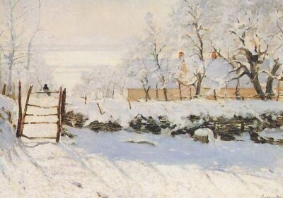Claude Monet. Die Elster, 1869
