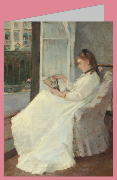 Berthe Morisot. Die Schwester des Künstlers an einem Fenster