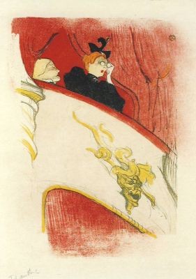 Henri de Toulouse-Lautrec. Die Loge im Mascaron Doré, 1894