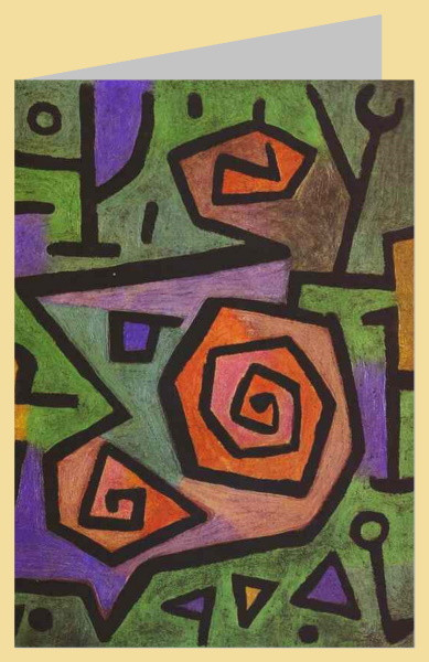 Paul Klee. Heldenhafte Rosen, 1938