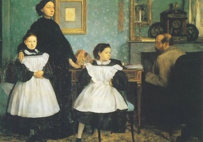 Edgar Degas. Die Familie Bellelli
