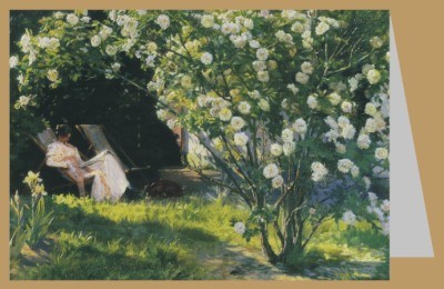 Peder Severin Krøyer. Rosengarten, 1893. DK