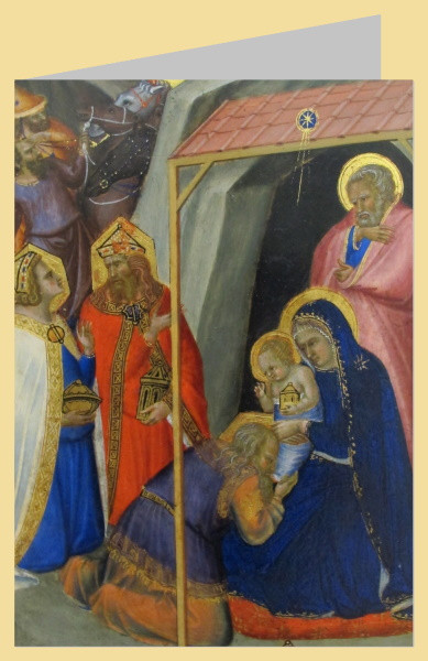 Lorenzetti, Pietro. Die Anbetung der Könige, um 1340 DK