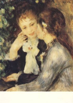 Mädchen im Gespräch, Renoir