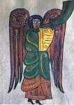 Engel mit der Posaune, um 920. KK