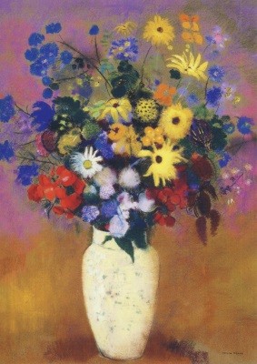 Odilon Redon, Blumen in einer Vase 1912/14