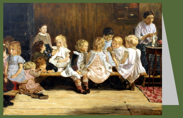 Max Liebermann. Kleinkindschule in Amsterdam, 1880