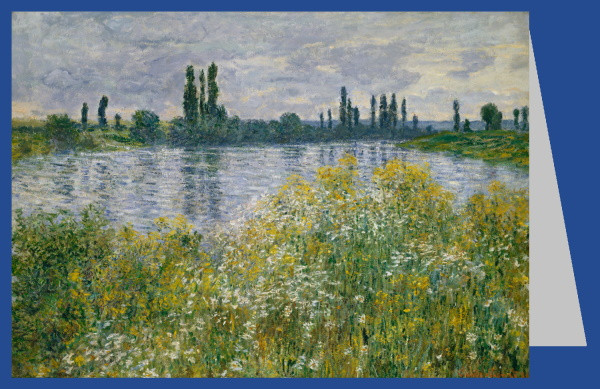 Claude Monet. Ufer der Seine, Vétheuil 1880