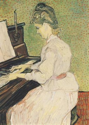 Gogh, V. Marguerite Gachet am Klavier. KK