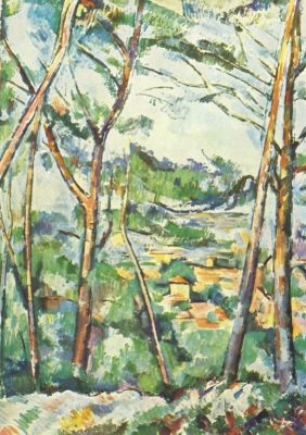 Cézanne, P. Blick in das Arc-Tal. KK