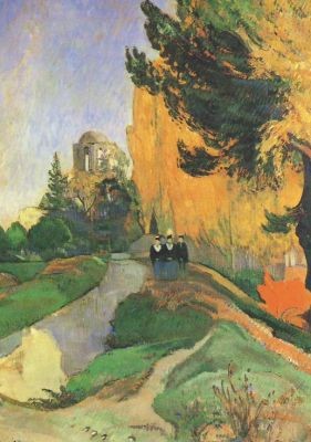Paul Gauguin. Die Alyscamps, Arles 1888. KK