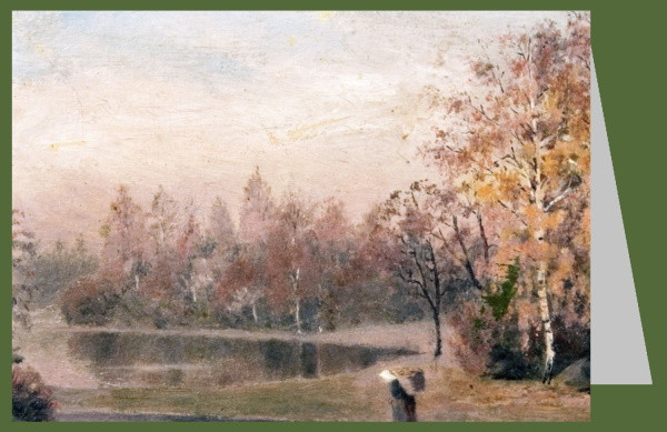 Edvard Munch. Herbst im Wald, 1880