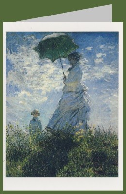 Claude Monet. Frau mit Sonnenschirm. DK