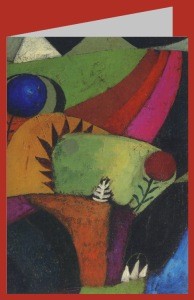 Paul Klee. Drei weiße Glockenblumen, 1920