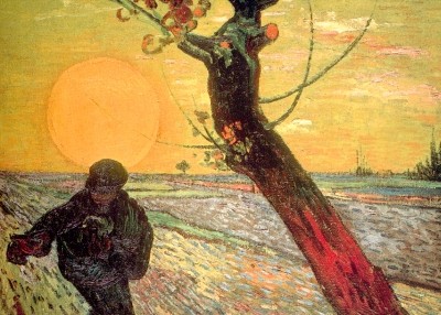Vincent van Gogh. Der Sämann. Kunstdruck "N"
