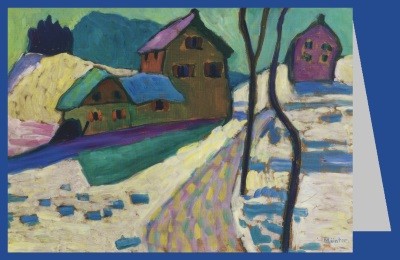 Gabriele Münter. Winterlandschaft, 1909