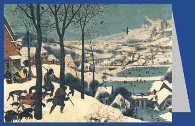 Pieter Brueghel d.Ä. Jäger im Schnee. (Heimkehr der Jäger)
