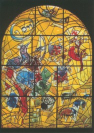 Marc Chagall. Stamm Joseph Glasfenster, 1962. KK