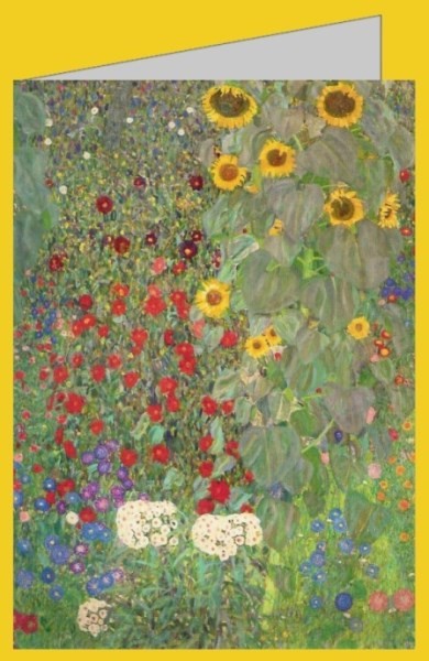 Gustav Klimt. Bauerngarten mit Sonnenblumen