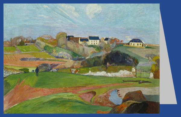 Paul Gauguin. Landschaft bei Le Pouldu, 1890