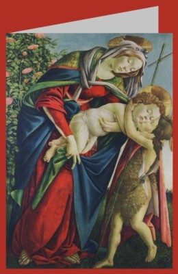 Botticelli. Madonna mit Kind und dem Johannesknaben