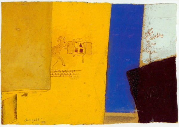 Marc Chagall. Komposition mit Ziege