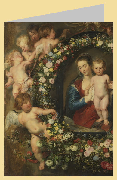 Rubens, Peter-Paul, Madonna mit Blumenkranz