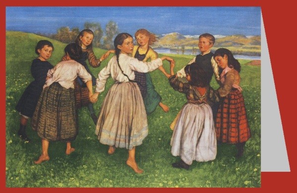 Hans Thoma. Kinderreigen, 1872