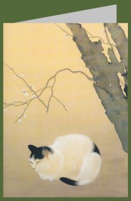 Hishida Shunso. Katze mit Pflaumenblüten, 1906