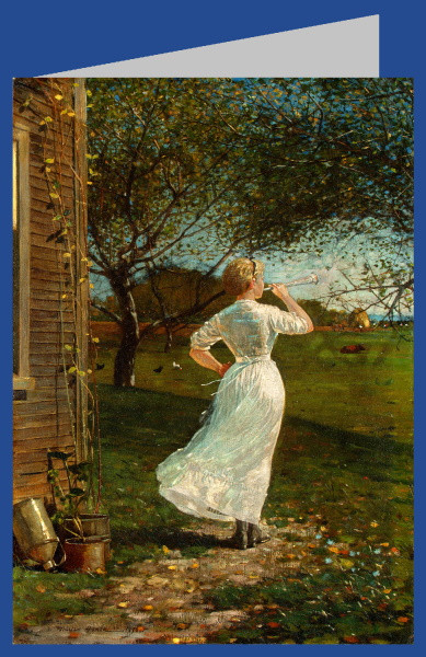 Winslow Homer. Es wird zum Abendessen geblasen, 1870