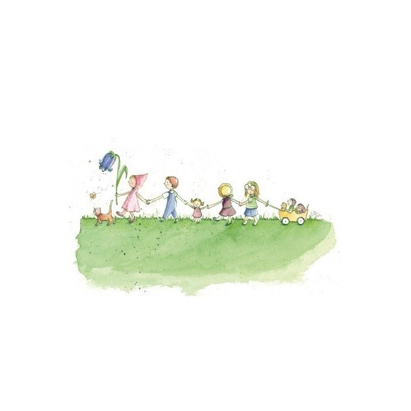 Kinder im Frühling