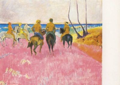 Paul Gauguin. Reiter am Strande.