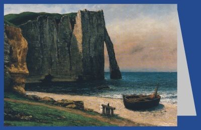 Gustave Courbet. Felsenküste bei Étretat, um 1869