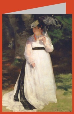 Piere-Auguste Renoir. Lise mit Sonnenschirm, 1867
