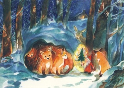 Weihnachten im Wald von von Marie-Laure. Viriot