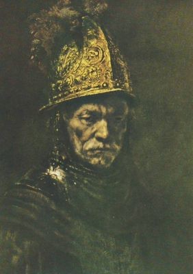 Rembrandt. Der Mann mit d. Goldhelm. KK