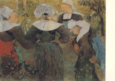 Paul Gauguin. Bretonische Bäuerinnen, 1886. KK