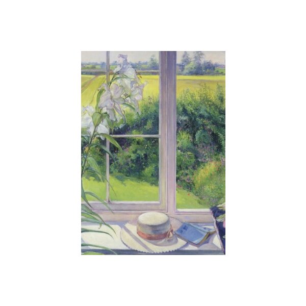 Timothy Easton. Fensterplatz mit Lilie, 1991
