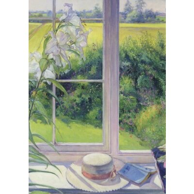 Timothy Easton. Fensterplatz mit Lilie, 1991