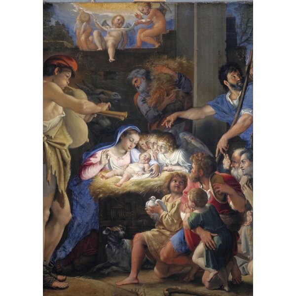 Domenichino. Anbetung der Hirten.