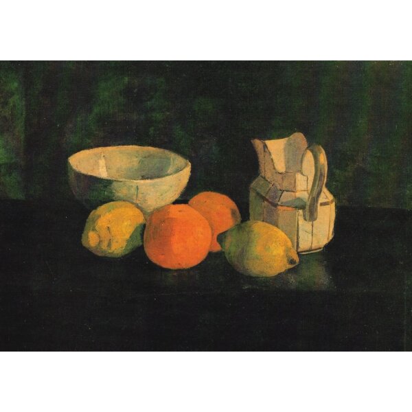 Modersohn-Becker. Stillleben mit Milchkännchen ....