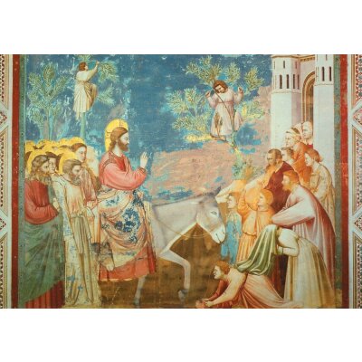 Giotto di Bondone. Der Einzug in Jerusalem