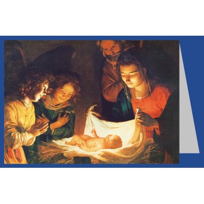 Gerard van Honthorst. Anbetung des Kindes, 1620