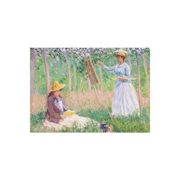 Claude Monet, Im Garten von Giverny; Blanche Hoschedé