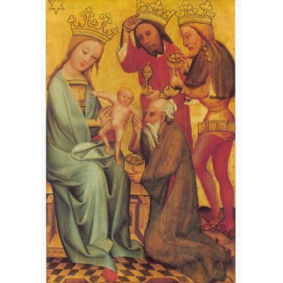 Meister Bertram. Die Anbetung der Heiligen Drei Könige,1380