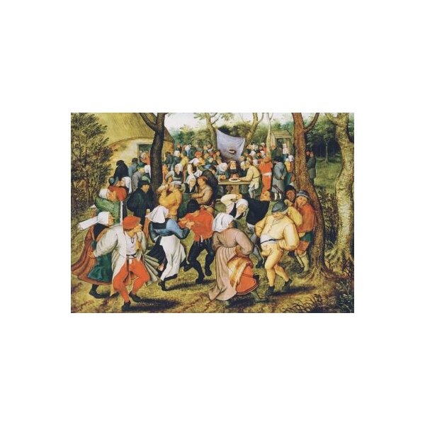 Pieter Bruegel d. J., Der Hochzeitstanz im Freien, um 1607