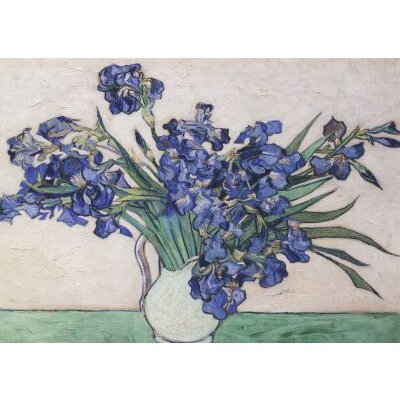 Vincent van Gogh, Vase mit Schwertlilien, 1890