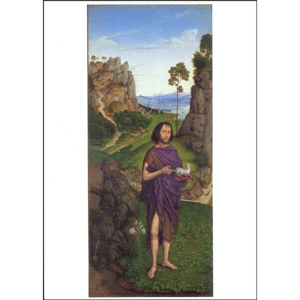 Dieric Bouts. Johannes der Täufer in einer Landschaft